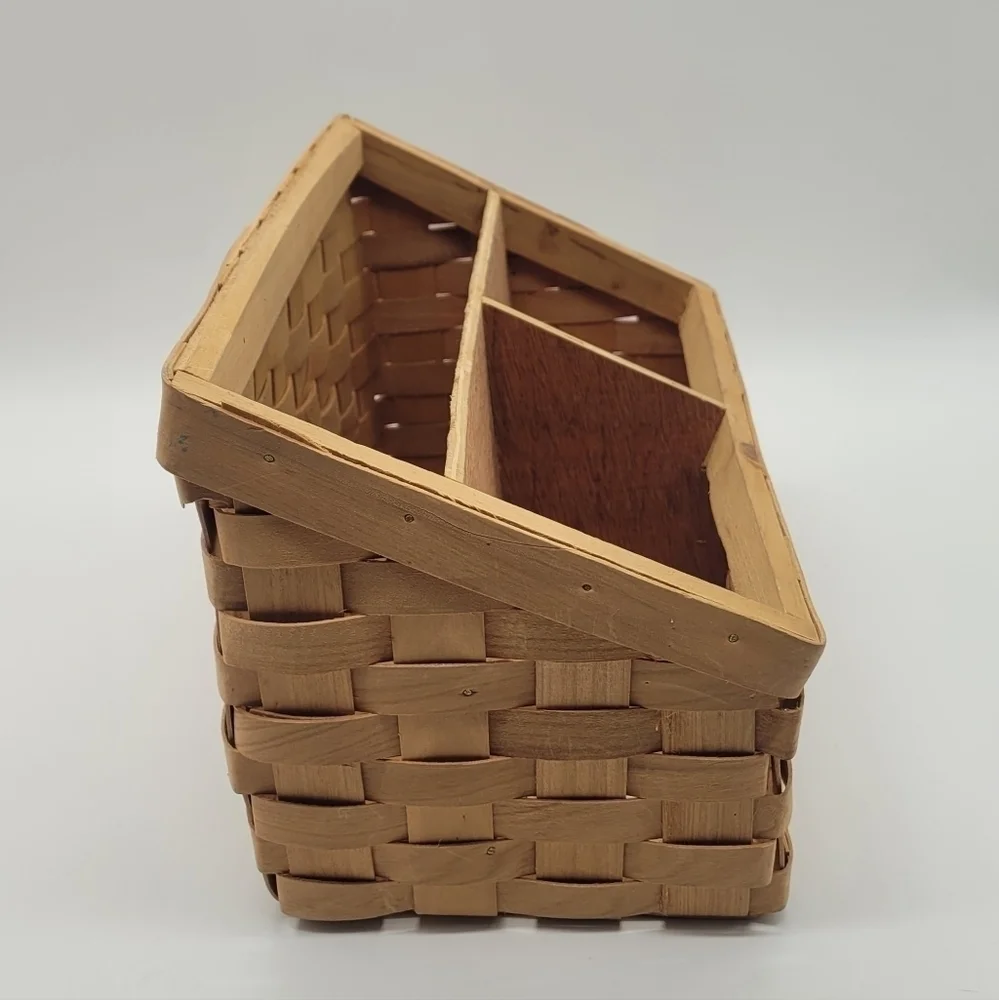 Woodchip Pen Letter Magazine Remote Basket​​​
